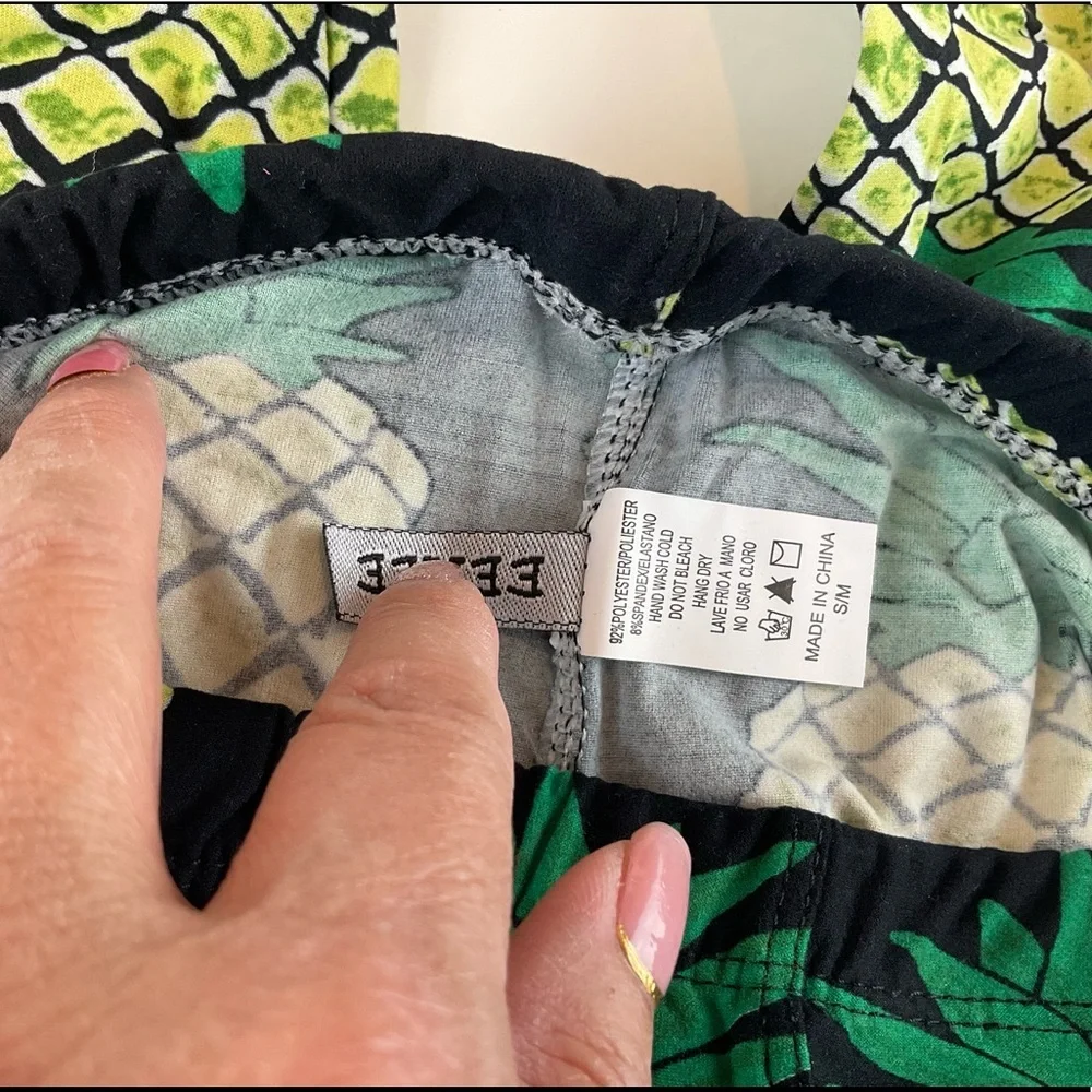 NWT Girls Leggings, Pineapple & Roses in Set of 2